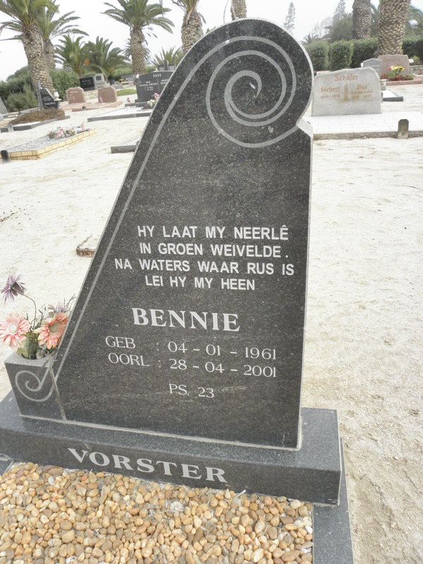 VORSTER Bennie 1961-2001