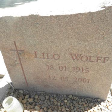WOLFF Lilo 1915-2001