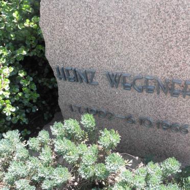 WEGENER Heinz 1902-1966