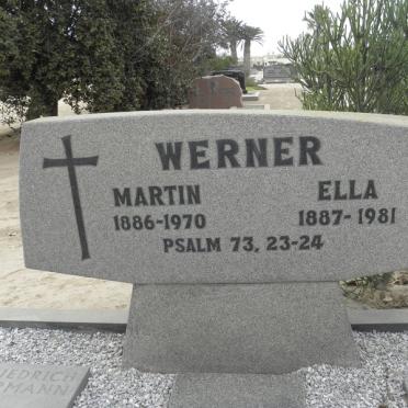 WERNER Martin 1886-1970 &amp; Ella 1887-1981