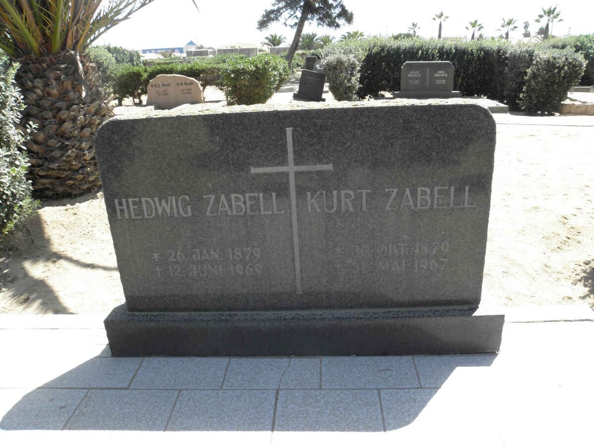 ZABELL Kurt 1879-1967 &amp; Hedwig 1879-1969