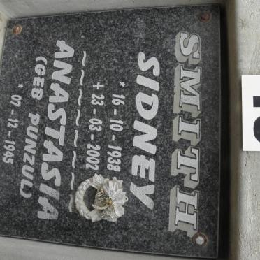 SMITH Sidney 1938-2002 &amp; Anastasia PUNZUL 1945-