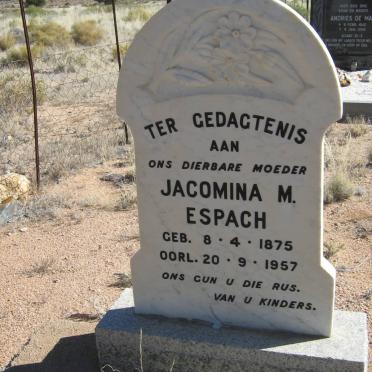 ESPACH Jacomina M. 1875-1957