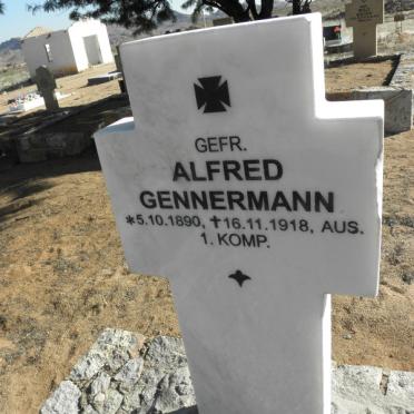 GENNERMANN Alfred 1890-1918