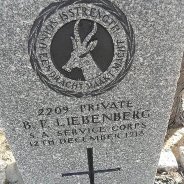 LIEBENBERG B.F. -1918