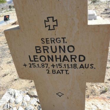 LEONHARD Bruno 1887-1918