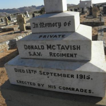 Mc TAVISH Donald -1915