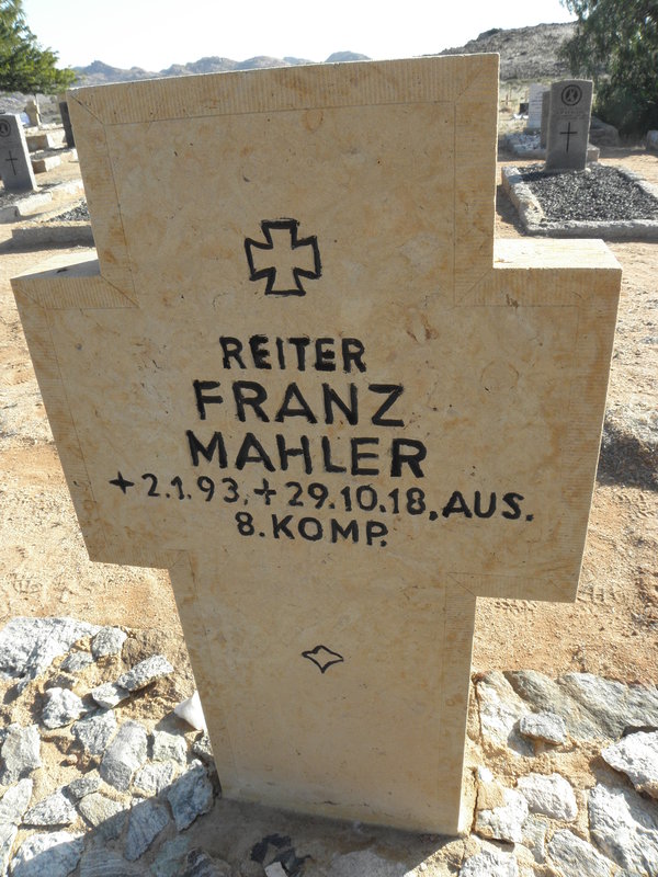 MAHLER Franz 1893-1918