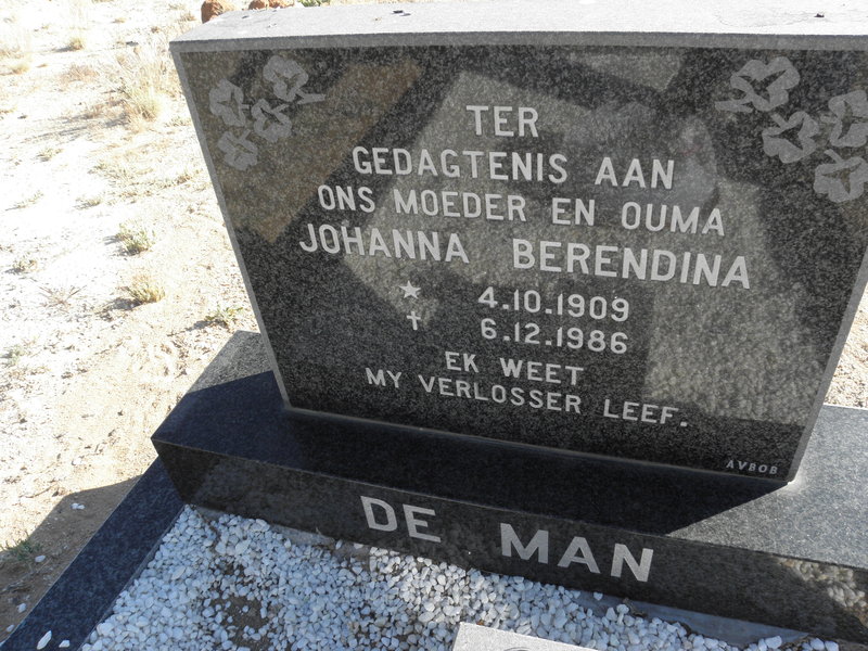 MAN Johanna Berendina, de 1909-1986