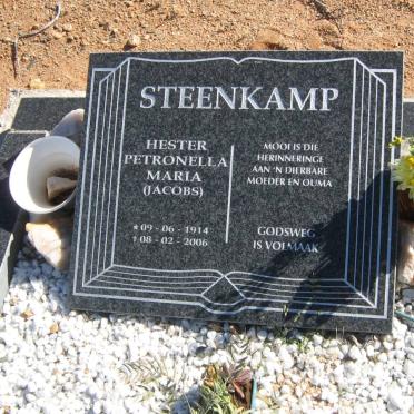 STEENKAMP Hester Petronella Maria nee JACOBS 1914-2006