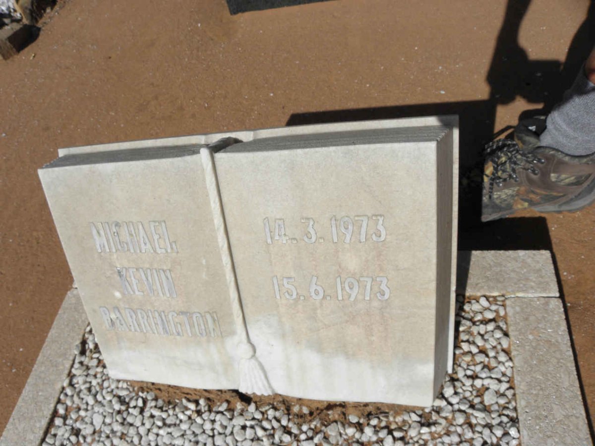 BARRINGTON Michael Kevin 1973-1973