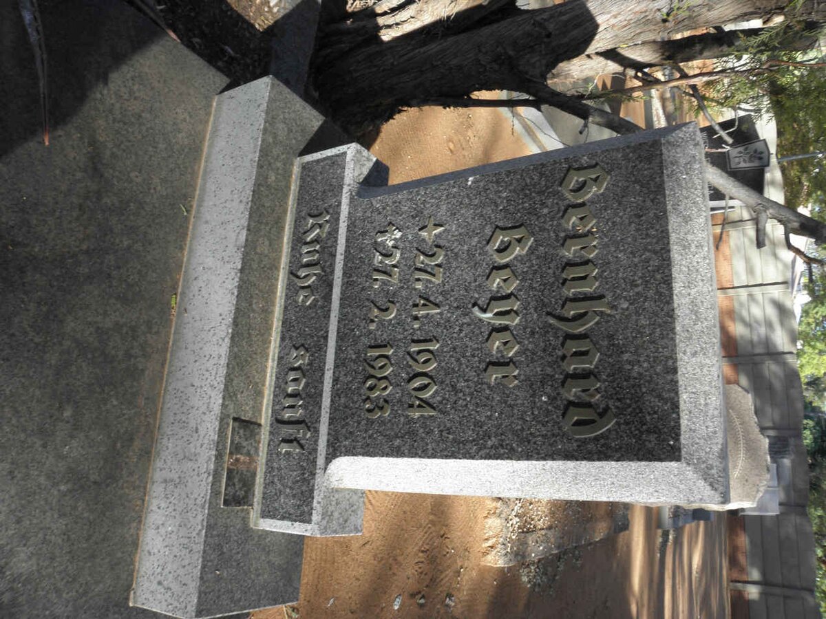 BEYER Bernhard 1904-1983