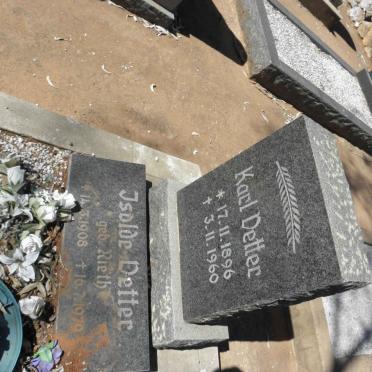 DETTER Karl 1896-1960 &amp; Isolde RIETH 1908-1979