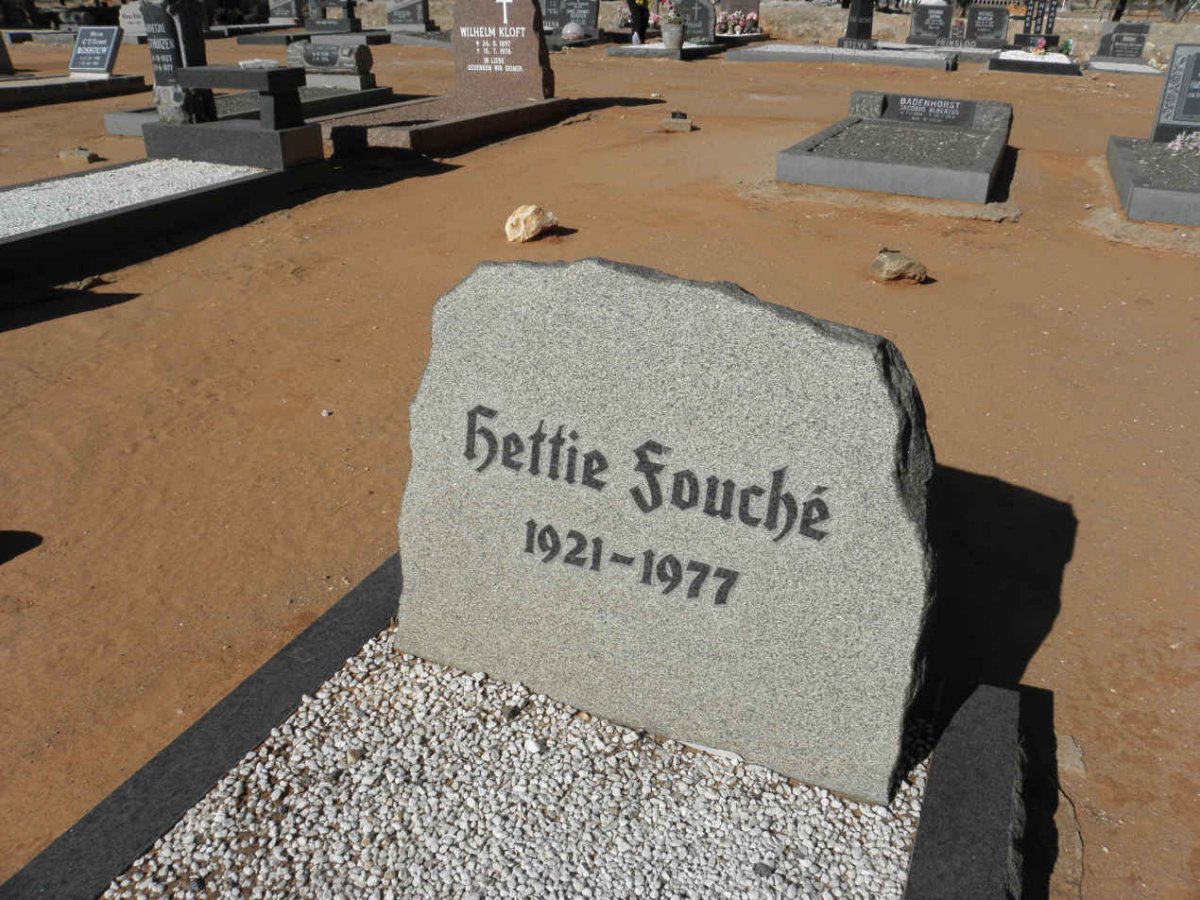 FOUCHE Hettie 1921-1977