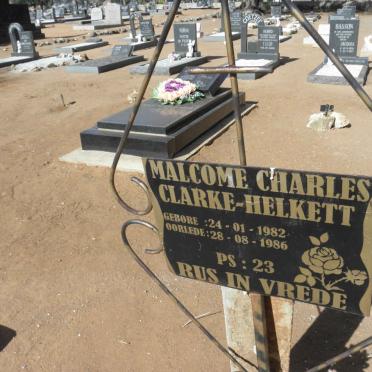 HELKETT Malcome Charles, CLARKE 1982-1986