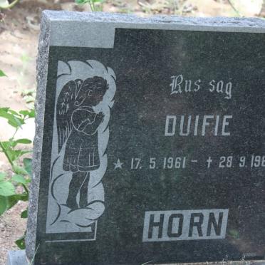 HORN Duifie 1961-1961