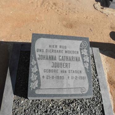 JOUBERT Johanna Catharina nee VAN STADEN 1895-1981