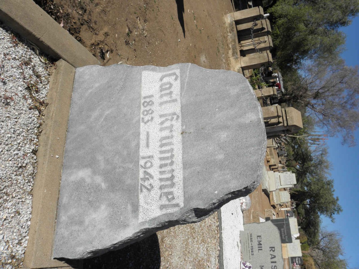 KRUMMEL Carl 1883-1942