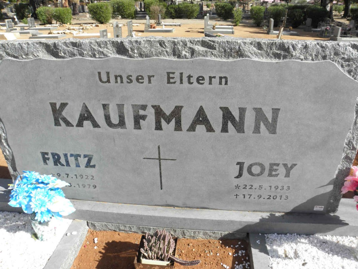 KAUFMANN Fritz 1922-1979 &amp; Joey 1933-2013