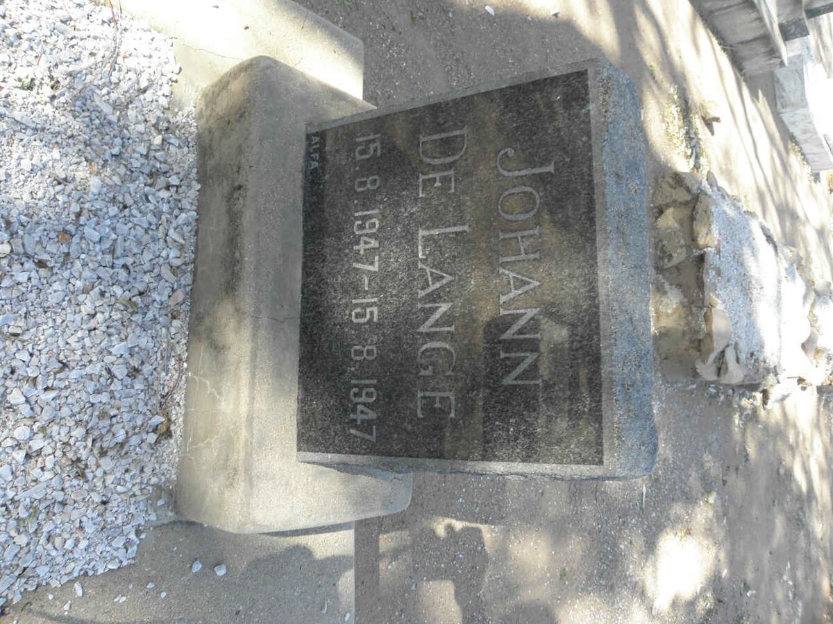 LANGE Johann, de 1947-1947