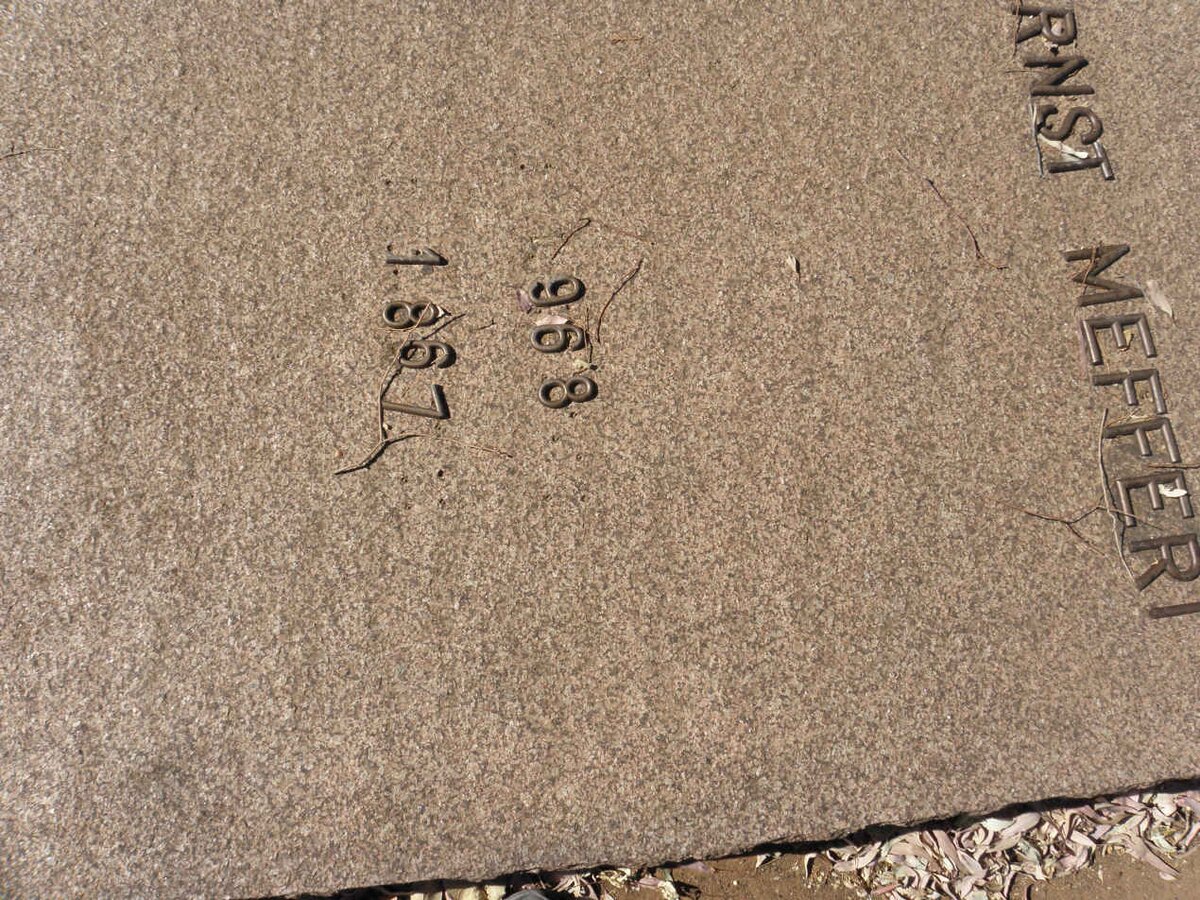 MEFFERT ?rnst 1867-1968