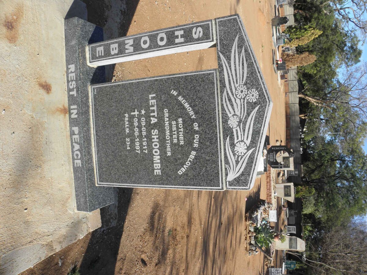 SHOOMBE Letta 1917-1997