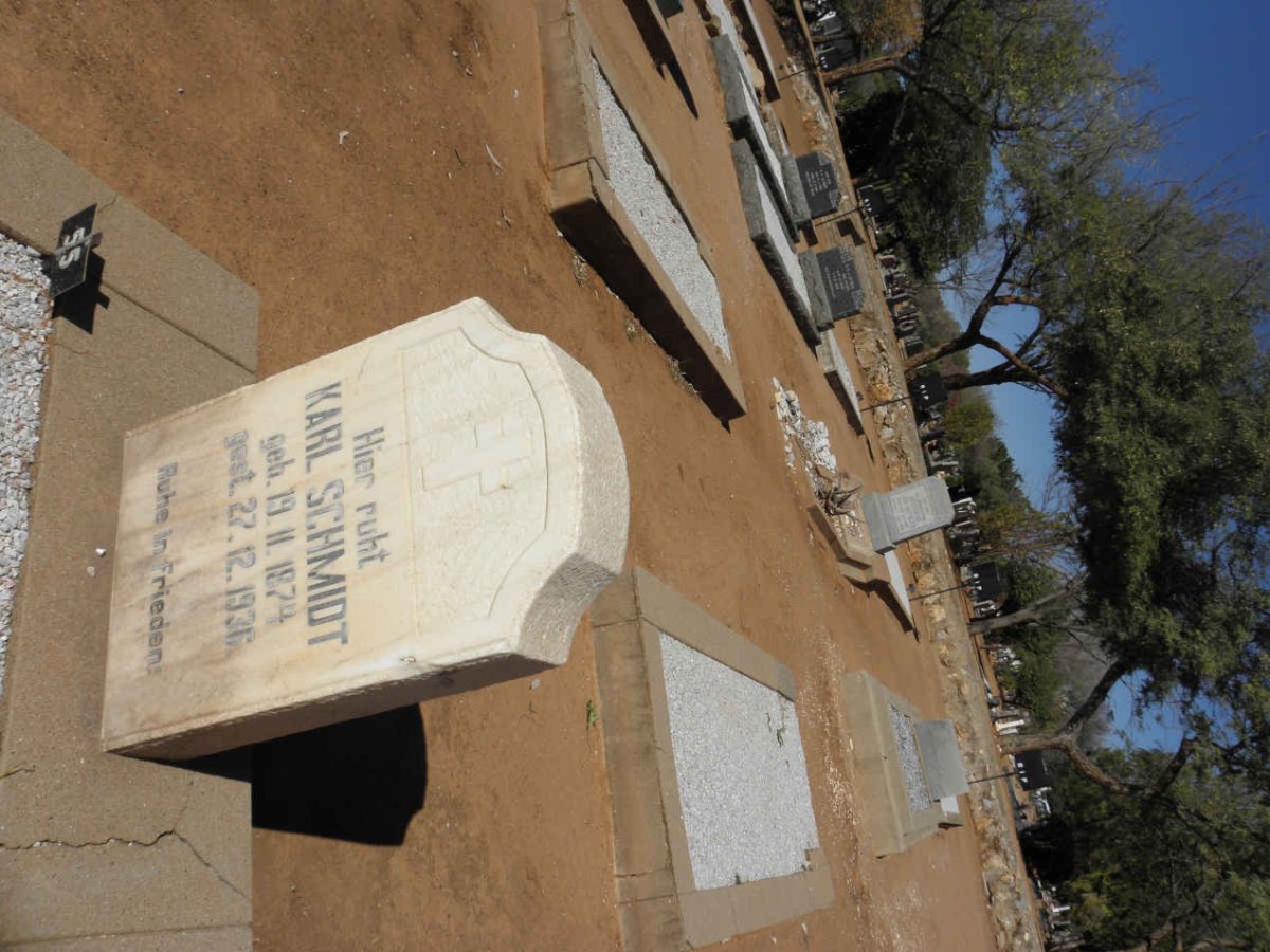 SCHMIDT Karl 1874-1936