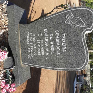 TEIXEIRA Eduarda M.A.F. 1958-1985