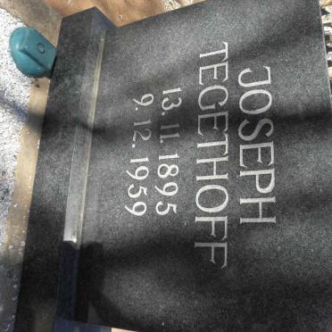 TEGETHOFF Joseph 1895-1959