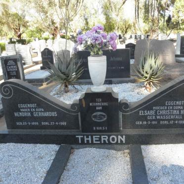 THERON Hendrik Gerhardus 1898-1969 &amp; Elsabe Christina Hermana WASSERFALL 1911-1996
