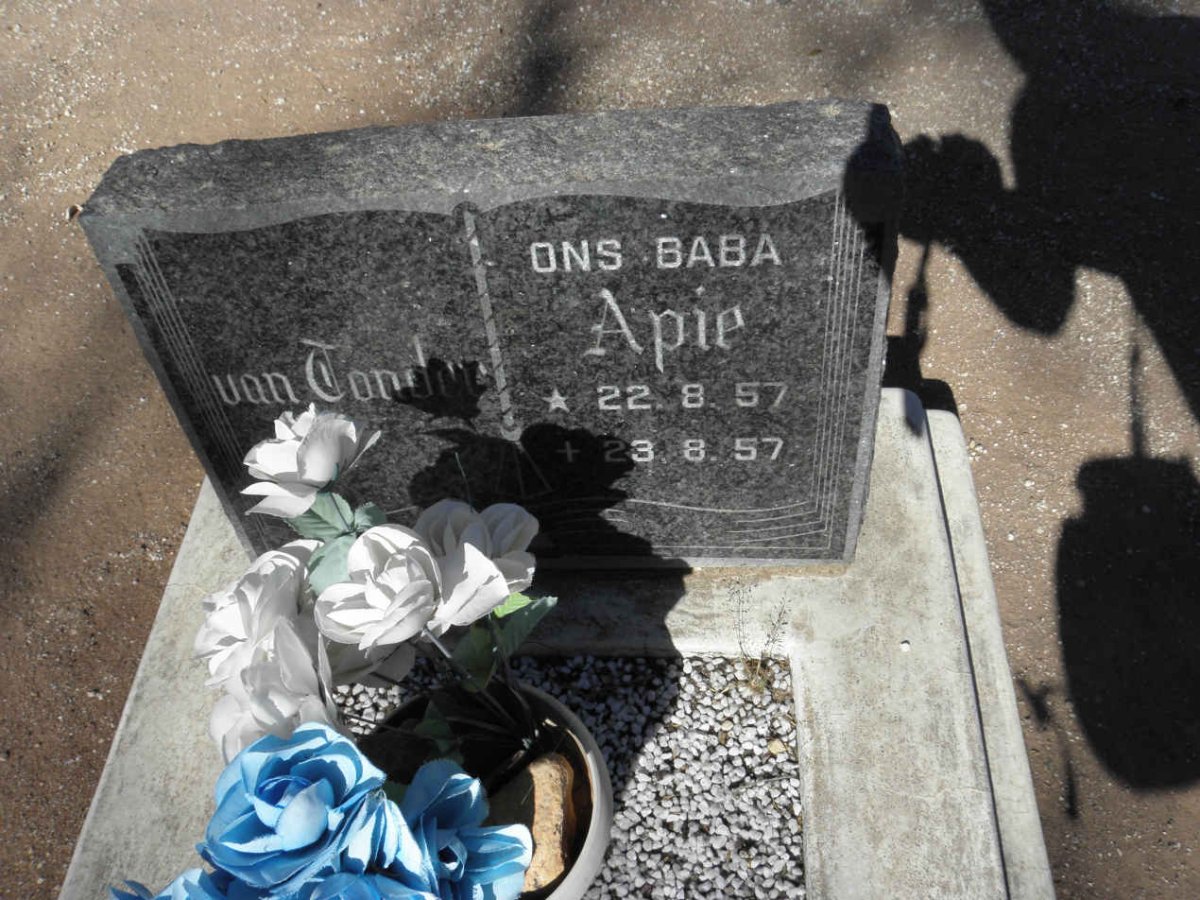 TONDER Apie, van 1957-1957