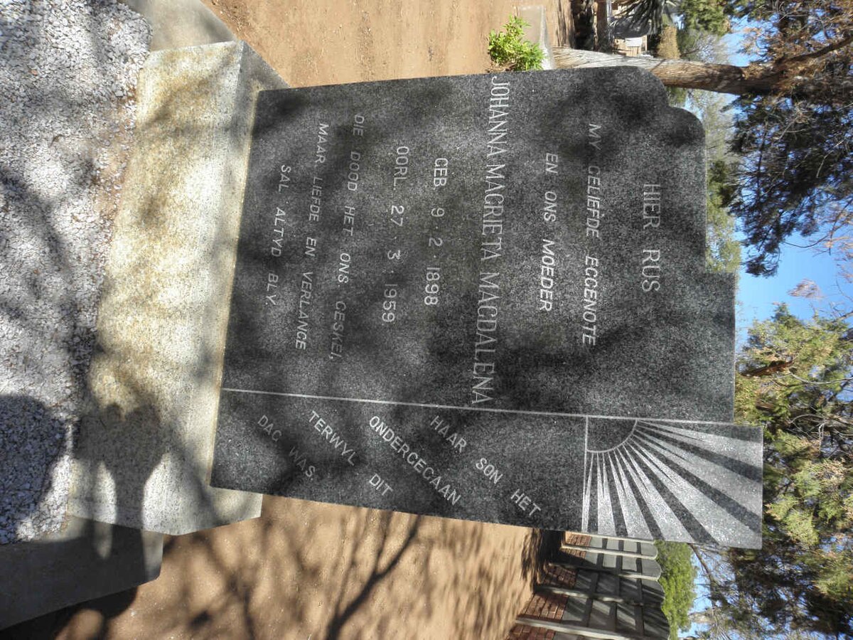 ? Johanna Magrieta Magdalena 1898-1959