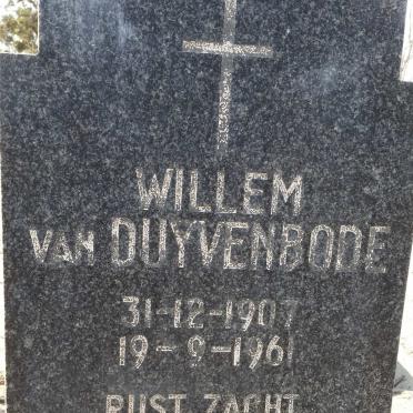 DUYVENBODE Willem, van 1907-1961