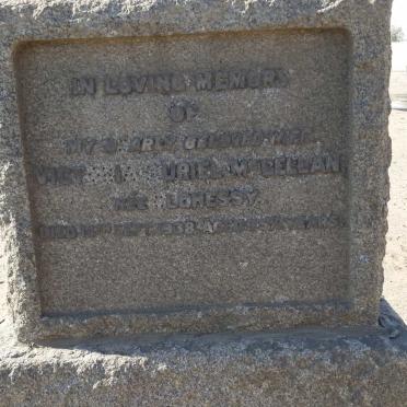 McLELLAN Victoria Muriel nee CLOHESSY -1938