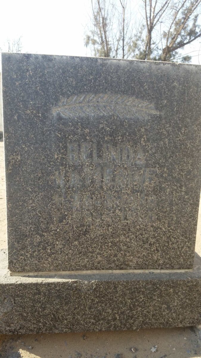 MERWE Belinda, van der 1960-1960