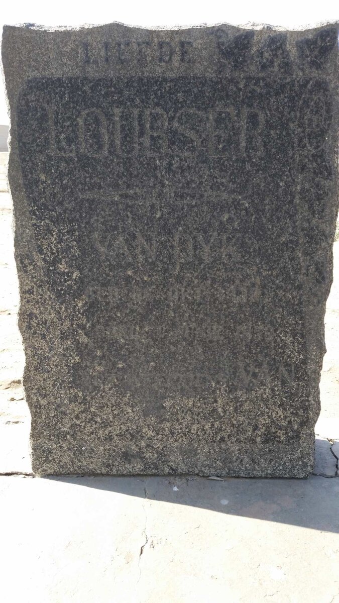 LOUBSER Van Dyk 1938-1958