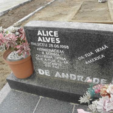 ANDRADE Alice Alves, de -1998