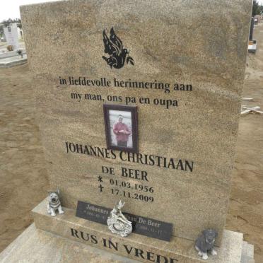 BEER Johannes Christiaan, de1956-2009