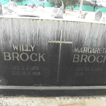 BROCK Willy 1879-1968 &amp; Margarethe 1895-