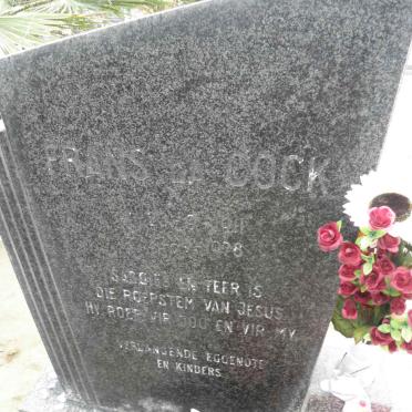 COCK Frans, la 1911-1978