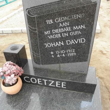 COETZEE Johan David 1912-1989