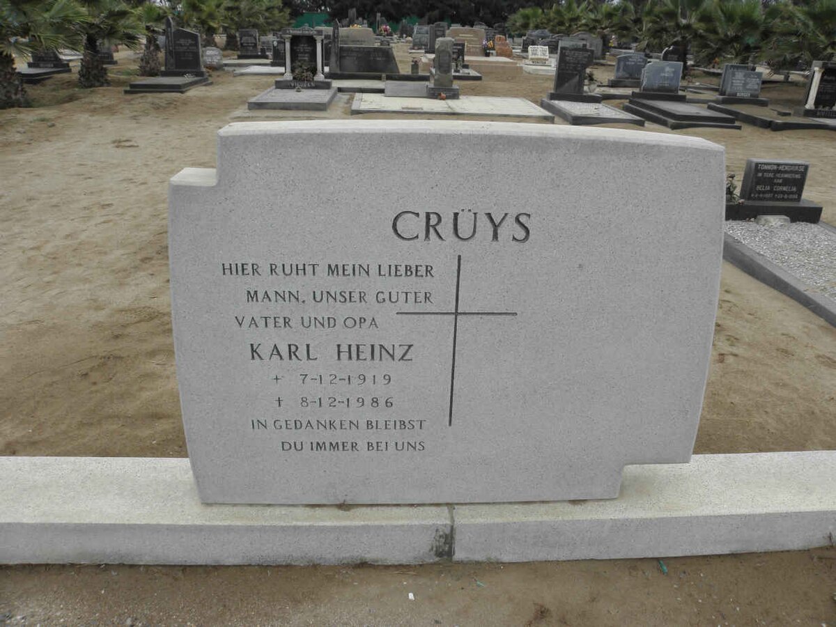 CRUYS Karl Heinz 1919-1986