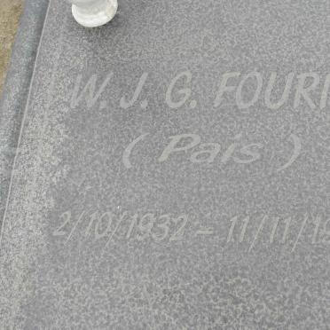 FOURIE W.J.G. 1932-1999