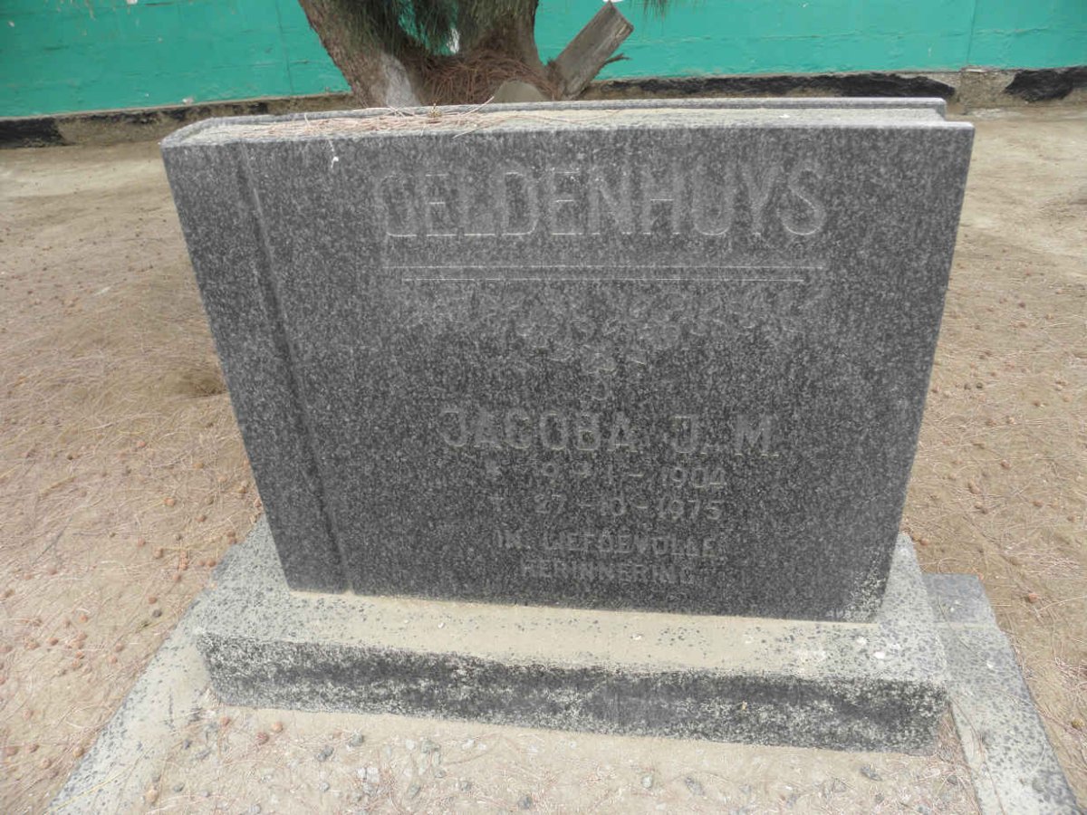 GELDENHUYS Jacoba J.M. 1904-1975