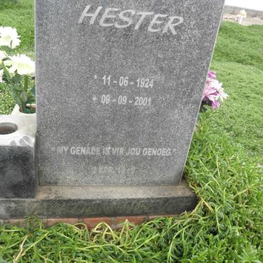 HEEVER Hester, van den 1924-2001