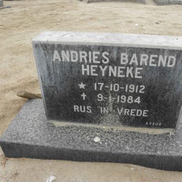 HEYNEKE Andries Barend 1912-1984