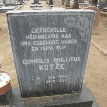 KOTZE Cornelis Phillipus 1934-1991