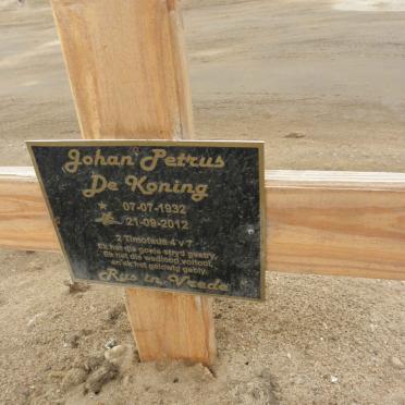 KONING Johan Petrus, de 1932-2012
