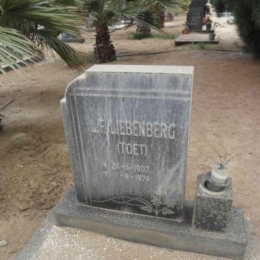 LIEBENBERG L.F. 1903-1979