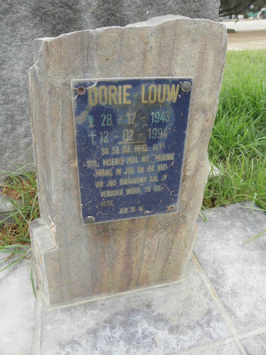LOUW Dorie 1943-1994